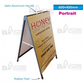 450x600mm Portrait mini Metal A Boards with Printed Graphics